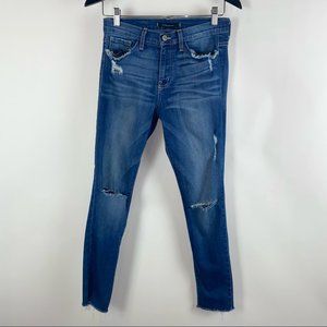 Flying Monkey Distressed Skinny Jeans